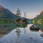 Alpenglühen am Hintersee