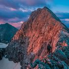 Alpenglühen am Hochkalter 