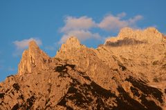 Alpenglühen am Karwendel