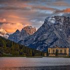 Alpenglühen am Lago di Misurina