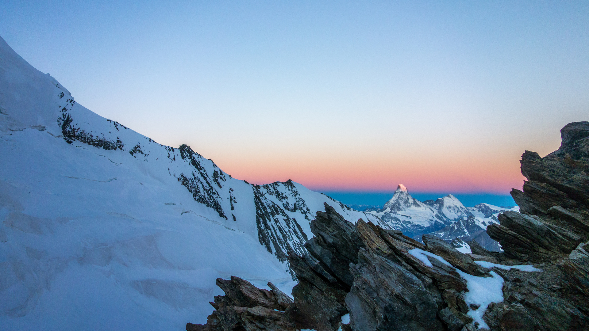 Alpenglühen am Matterhorn