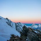 Alpenglühen am Matterhorn