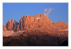 Alpenglühen am Rosengarten