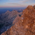 Alpenglühen auf der Zugspitze