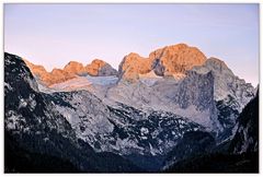 Alpenglühen aus der Nähe