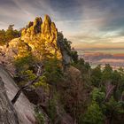 "Alpenglühen" im Harz