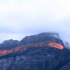 Alpenglühen in Brienz