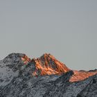 Alpenglühen in Kals am Großglockner