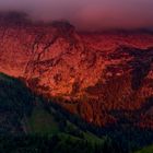 Alpenglühen nach Gewitter