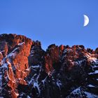 Alpenglühen und Mondschein © JF-Fotografie, Jürgen Feuerer