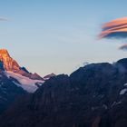 Alpenglühen und Wolkenspiel