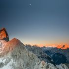 Alpenglühen von der Meilerhütte aus gesehen