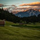 Alpenglühen vorm Sonnenuntergang...