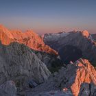 ** Alpenglühen Zugspitzgebiet **