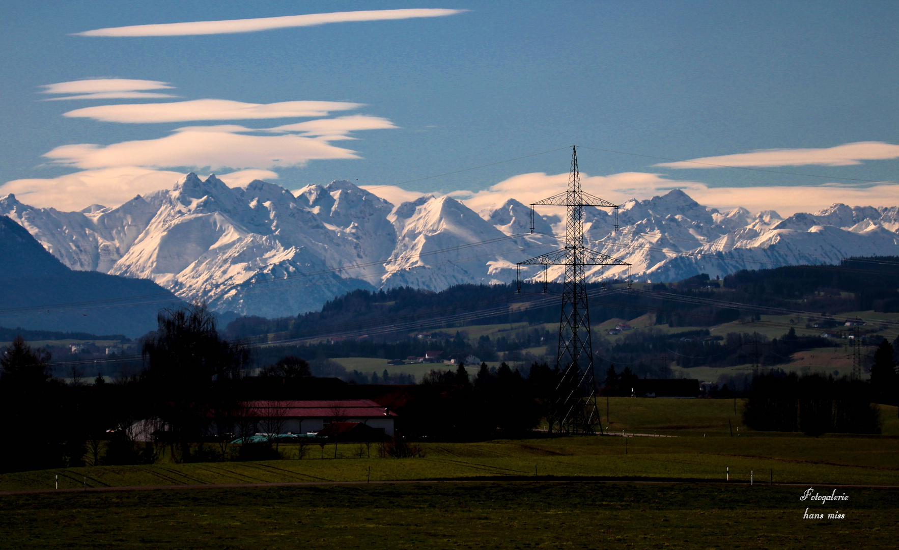 Alpenkette im Allgäu