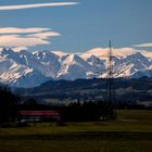 Alpenkette im Allgäu