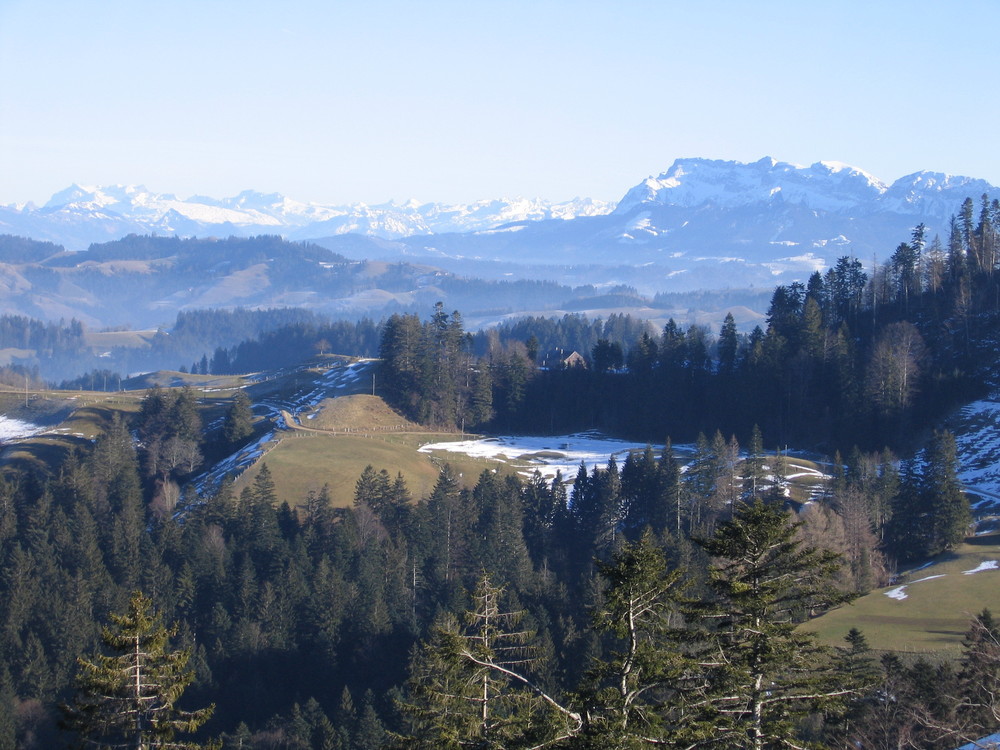 Alpenkette mit Pilatus