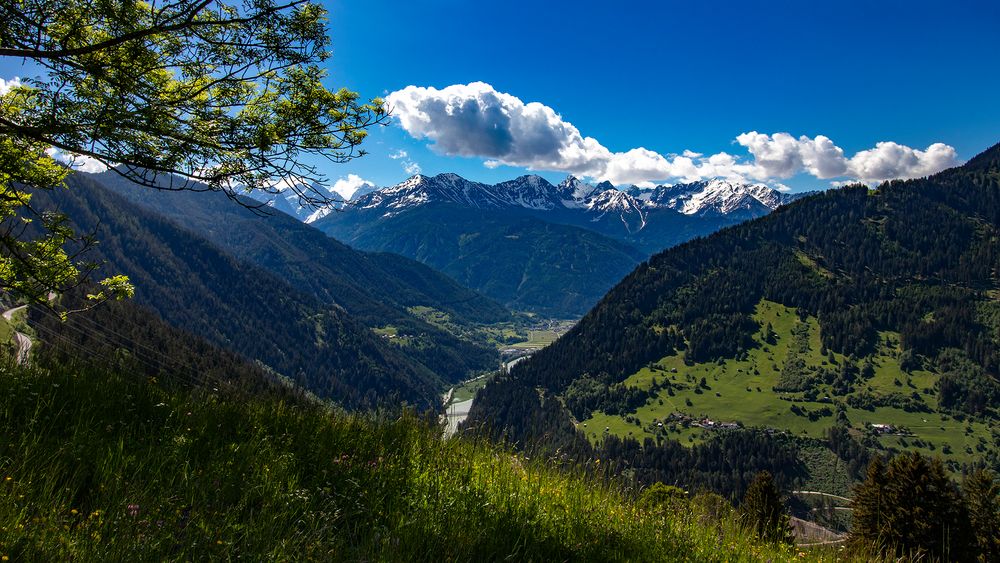 Alpenlandschaft bei Fließ