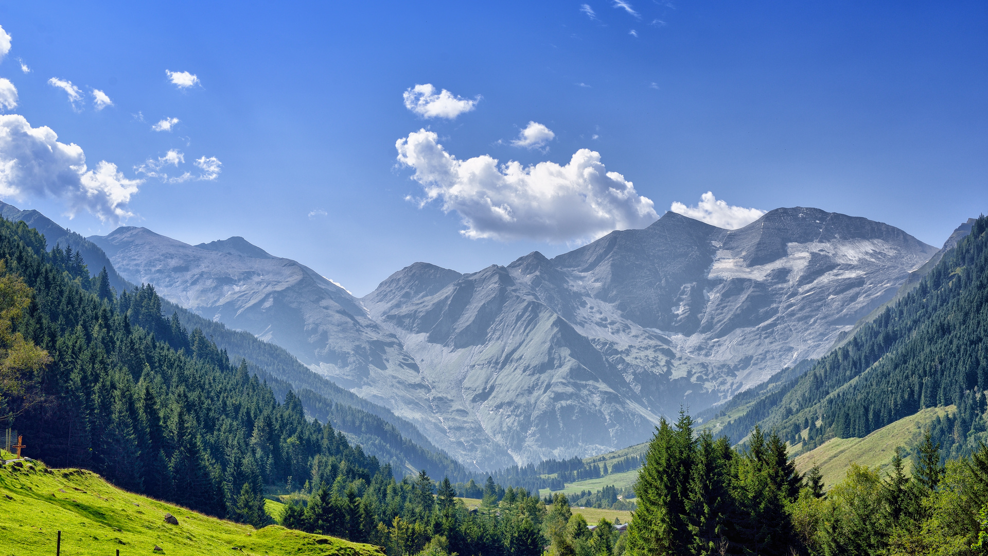 Alpenpanorama Foto Bild landschaft berge  in der 