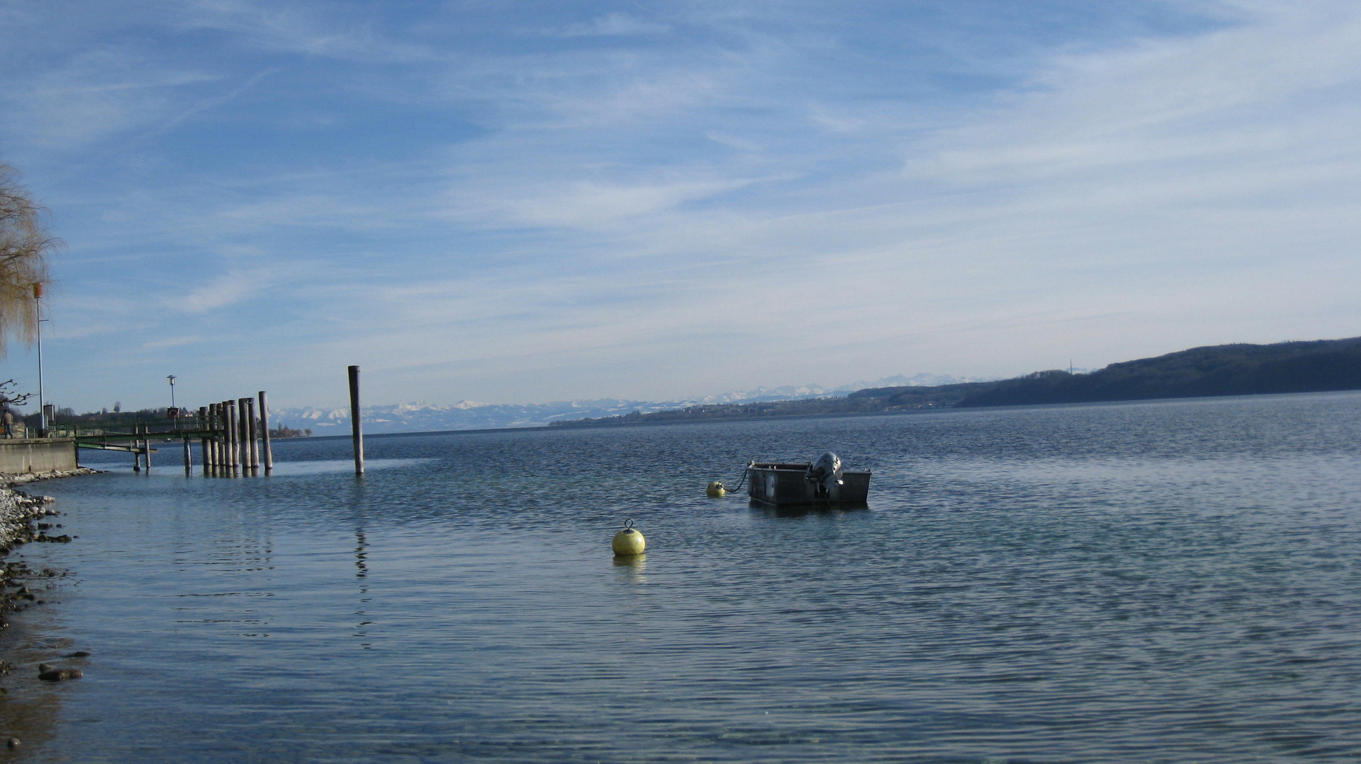 Alpenpanorama am Bodensee