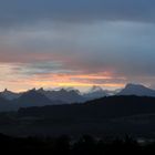 Alpenpanorama am Morgen