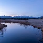 Alpenpanorama am Morgen Uffinger Ache 