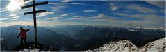 Alpenpanorama am Wetterkreuz