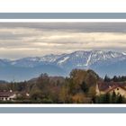 Alpenpanorama bei leichtem Föhn