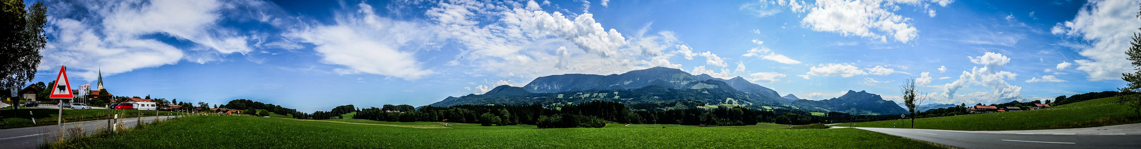 Alpenpanorama bei Samerberg