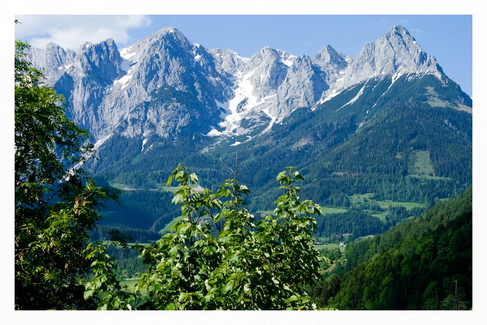 Alpenpanorama bei Werfen