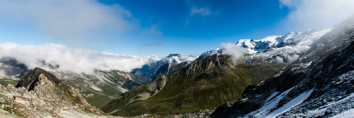 Alpenpanorama - Col d'Aussois 2.916 m