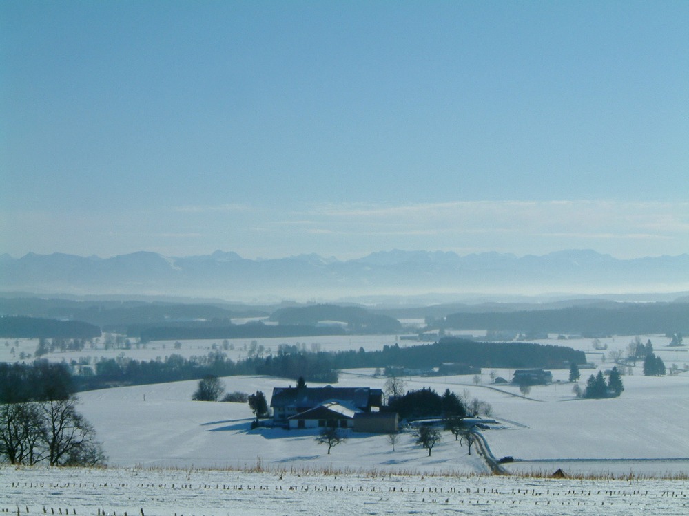 Alpenpanorama im Allgäu