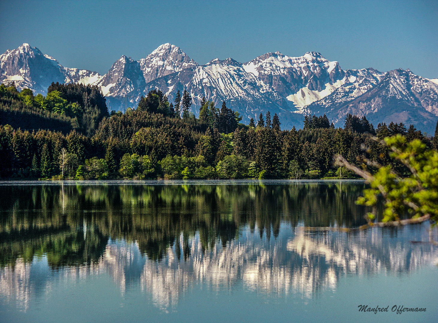 Alpenpanorama im Ostallgäu