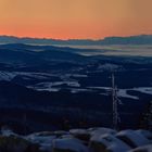 Alpenpanorama kurz vor Sonnenaufgang ...