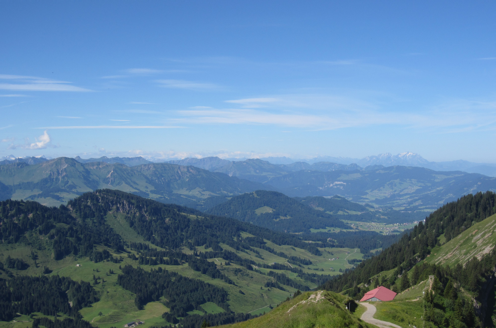 Alpenpanorama, Sicht vom Hochgrat