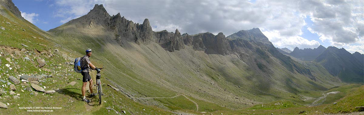 Alpenpanorama Südtirol - hinauf zum Pfunderer Joch