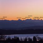 Alpenpanorama über dem Pfäffikersee