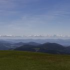 Alpenpanorama vom Belchen im Südschwarzwald 