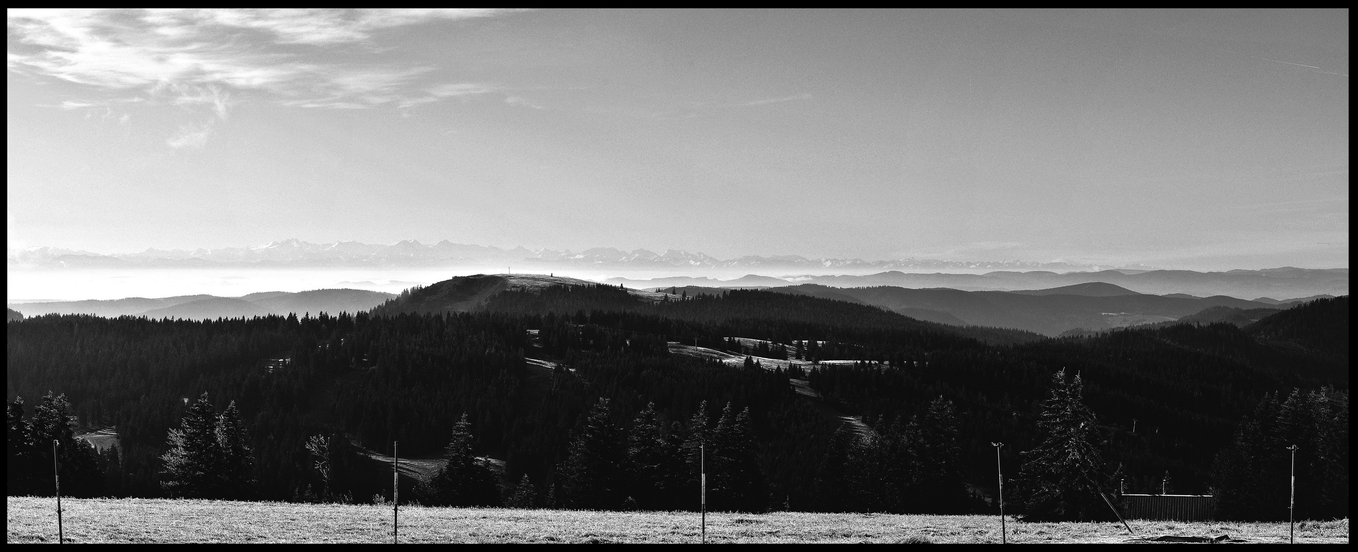 Alpenpanorama vom Feldberg