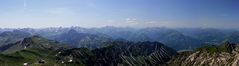 Alpenpanorama vom Nebelhorn