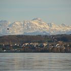 Alpensicht am Bodensee