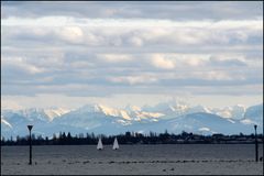 Alpensicht am Bodensee