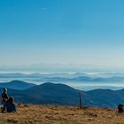 Alpensicht vom badischen Belchen