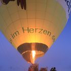 Alpenüberquerung mit dem Heißluftballon am 18.01.2016