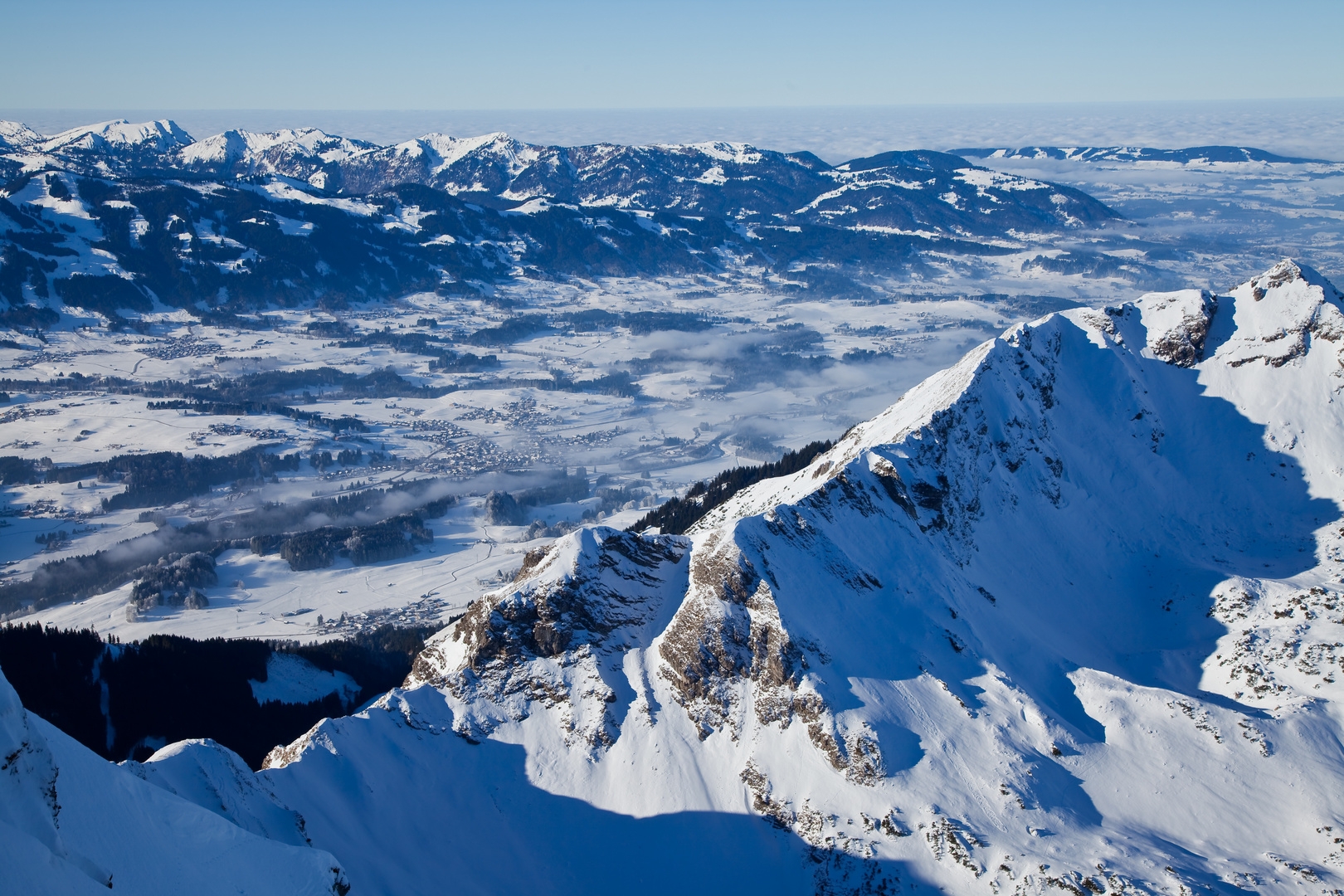 Alpenvorland Foto & Bild landschaft, berge, gipfel und grate Bilder