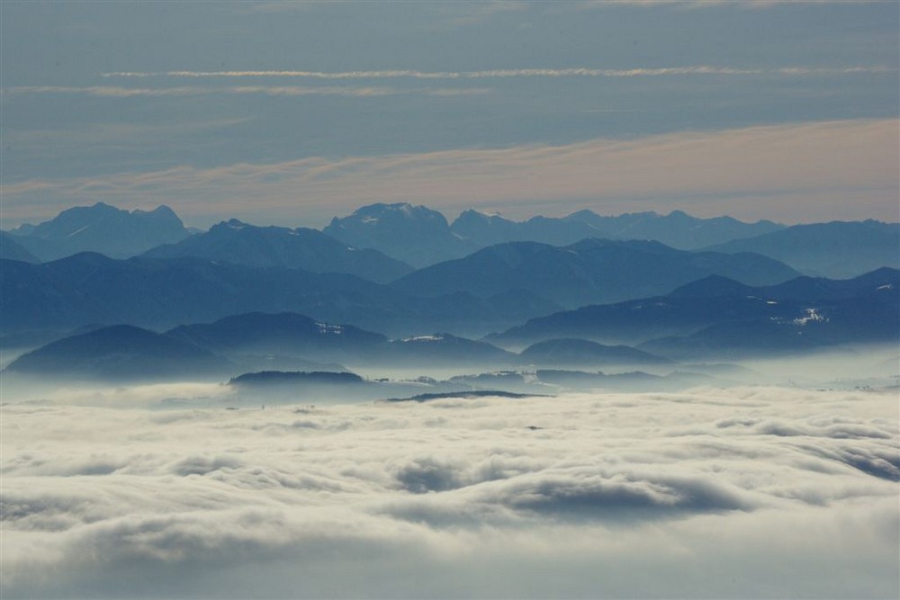 Alpenvorland im Herbst