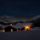 Alpenwelt um Mitternacht