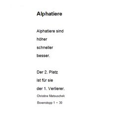 Alphatiere - BS 1 - 30