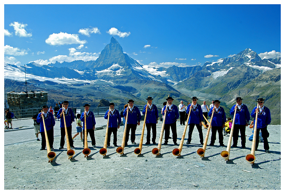 Alphorn Gruppe Echo vom Stockhorn