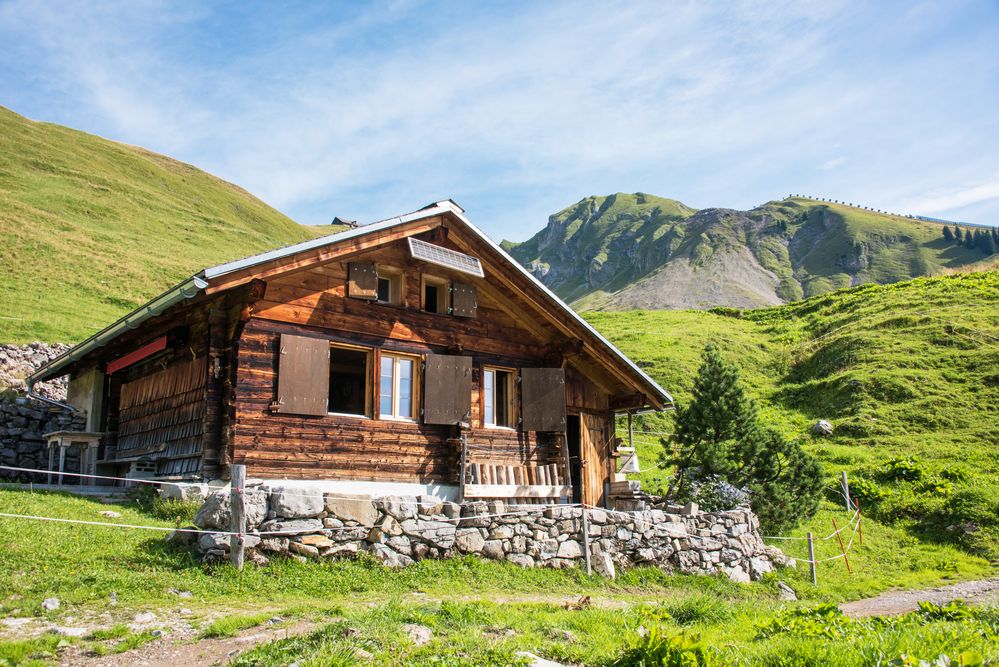 Alphütte im Berner Oberland